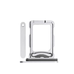 Dual Sim Card Tray for iPhone 16 Pro / 16 Pro Max (WHITE TITANIUM)