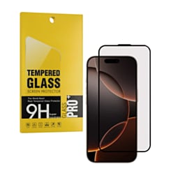 Anti-Scratch Edge to Edge Black Rim Coverage for iPhone 16 Pro Max (2.5D / 1 Piece)