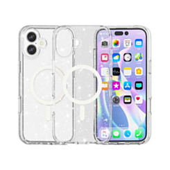 Ultra Glossy Protector Case with Magsafe - GLITTER CLEAR for iPhone 17 (Only Ground Shipping)