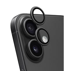 Back Camera Lens with Bracket & Bezel for iPhone 17 (BLACK) (2 Piece Set) (Premium)
