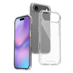 Hard Clear Case with Metal Button - CLEAR for iPhone Air (Only Ground Shipping)