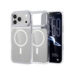 Transparent Magnetic Shockproof Case for iPhone 17 Pro Max / 18 Pro Max (GRAY) (Only Ground Shipping)