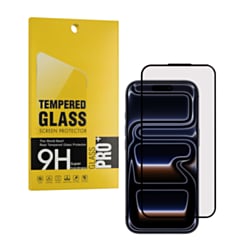 Anti-Scratch Edge to Edge Black Rim Coverage for iPhone 17 Pro (2.5D / 1 Piece)