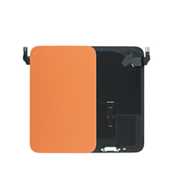 Back Glass with Frame and Wireless NFC Charging Flex and MagSafe Magnet for iPhone 17 Pro Max (NO LOGO) (COSMIC ORANGE)