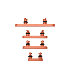 Hard Buttons (Power / Volume / Switch) for iPhone 17 Pro / 17 Pro Max (Cosmic Orange)
