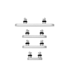 Hard Buttons (Power / Volume / Switch) for iPhone 17 Pro / 17 Pro Max (Silver)