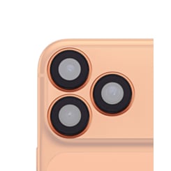 Back Camera Lens with Bracket & Bezel for iPhone 17 Pro / 17 Pro Max (COSMIC ORANGE) (3 Piece Set) (Premium)