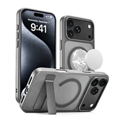 Magnetic Dual-Stand Protective Case for iPhone 17 Pro / 18 Pro (GRAY) (Only Ground Shipping)