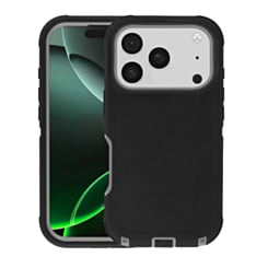 Heavy Duty Case for iPhone 17 Pro / 18 Pro (BLACK / GRAY) (Only Ground Shipping)