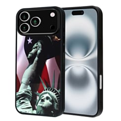 Printing Aluminum Plate Case for iPhone 17 Pro / 18 Pro (Statue of Liberty) (Only Ground Shipping)