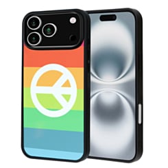 Printing Aluminum Plate Case for iPhone 17 Pro / 18 Pro (Rainbow Equality) (Only Ground Shipping)