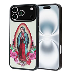 Printing Aluminum Plate Case for iPhone 17 Pro / 18 Pro (Guadalupe Roses) (Only Ground Shipping)