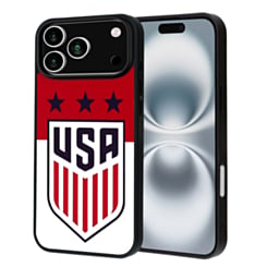 Printing Aluminum Plate Case for iPhone 17 Pro / 18 Pro (USA Soccer Shield) (Only Ground Shipping)