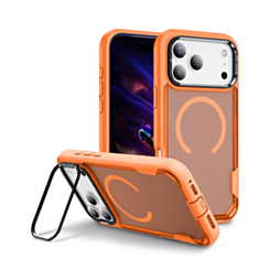 Shockproof Magsafe Case with Camera Stand for iPhone 17 Pro / 18 Pro (ORANGE) (Only Ground Shipping)