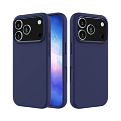 Soft Solid Silicone Case for iPhone 17 Pro / 18 Pro (NAVY) (Only Ground Shipping)