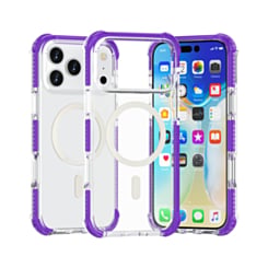 TPU Mesh Sport Case with Wireless Charging for iPhone 17 Pro / 18 Pro (PURPLE) (Only Ground Shipping)