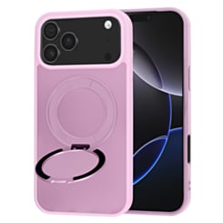 New 360 Ring Kickstand Magnetic Case for iPhone 17 Pro / 18 Pro (PINK) (Only Ground Shipping)