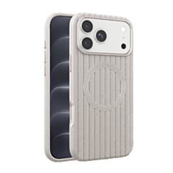 Vertical Line Texture MagSafe Case for iPhone 17 Pro / 18 Pro (WHITE) (Only Ground Shipping)