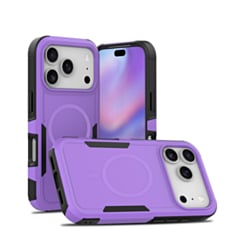 Magnetic Dual-Layer Shockproof Case for iPhone 17 Pro / 18 Pro (PURPLE) (Only Ground Shipping)