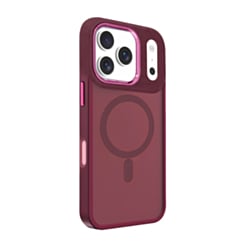 New Magnetic Wireless Charging Case for iPhone 17 Pro Max / 18 Pro Max (Burgundy) (Only Ground Shipping)