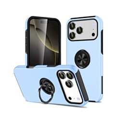Dual Layer Case with Magnetic Ring for iPhone 17 Pro Max / 18 Pro Max (Glacier) (Only Ground Shipping)