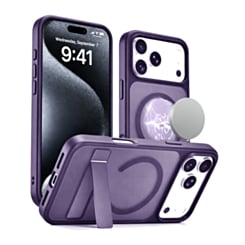 Magnetic Dual-Stand Protective Case for iPhone 17 Pro Max / 18 Pro Max (PURPLE) (Only Ground Shipping)