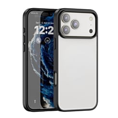 Hybrid Case with Air Cushion Technology Case for iPhone 17 Pro Max / 18 Pro Max (BLACK) (Only Ground Shipping)
