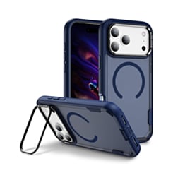 Shockproof Magsafe Case with Camera Stand for iPhone 17 Pro Max / 18 Pro Max (BLUE) (Only Ground Shipping)