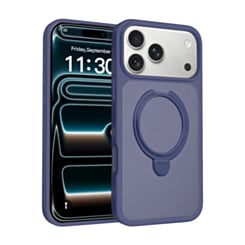 Slim Clear Case with Foldable Ring Stand for iPhone 17 Pro Max / 18 Pro Max (NAVY) (Only Ground Shipping)