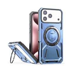 Full-Body Rugged Shockproof Case with Ring Holder (Glacier) for iPhone 17 Pro Max / 18 Pro Max (Only Ground Shipping)