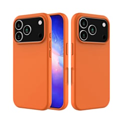 Soft Solid Silicone Case for iPhone 17 Pro Max / 18 Pro Max (ORANGE) (Only Ground Shipping)