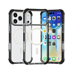 TPU Mesh Sport Case with Wireless Charging for iPhone 17 Pro Max / 18 Pro Max (BLACK) (Only Ground Shipping)
