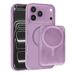 Glitter Magnetic Case with Wallet Slot for iPhone 17 Pro Max / 18 Pro Max (PURPLE) (Only Ground Shipping)