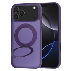 New 360 Ring Kickstand Magnetic Case for iPhone 17 Pro Max / 18 Pro Max (PURPLE) (Only Ground Shipping)