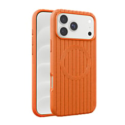 Vertical Line Texture MagSafe Case for iPhone 17 Pro Max / 18 Pro Max (ORANGE) (Only Ground Shipping)