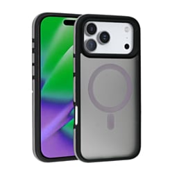 Bicolor Matte Magnetic Translucency Case for iPhone 17 Pro Max / 18 Pro Max (GRAY) (Only Ground Shipping)