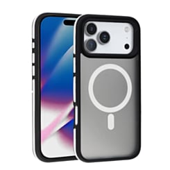 Bicolor Matte Magnetic Translucency Case for iPhone 17 Pro Max / 18 Pro Max (WHITE) (Only Ground Shipping)