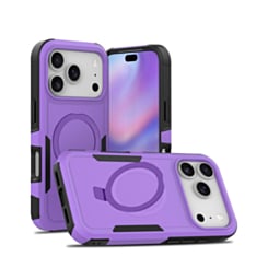 Protective Hybrid Magnetic 360 Ring Case for iPhone 17 Pro Max / 18 Pro Max (PURPLE) (Only Ground Shipping)