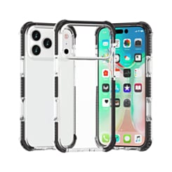 Anti-Shock Protective TPU Sport Case for iPhone 17 Pro Max / 18 Pro Max (BLACK) (Only Ground Shipping)