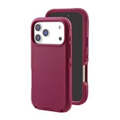 Heavy Duty Case for iPhone 17 Pro Max / 18 Pro Max (Burgundy) (Only Ground Shipping)