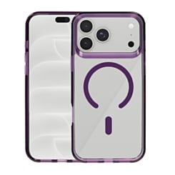 Magnetic Clear Case for iPhone 17 Pro Max / 18 Pro Max (PURPLE) (Only Ground Shipping)