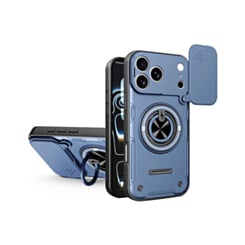 Magnetic Ring Stand Case with Camera Cover (Glacier) for iPhone 17 Pro Max / 18 Pro Max (Only Ground Shipping)