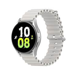 Ocean Band Silicone Sport Strap Band for Galaxy Watch (22mm) (WHITE) (Only Ground Shipping)