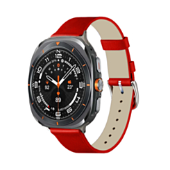 PU Leather Case for Galaxy Watch (22mm) (RED) (Only Ground Shipping)