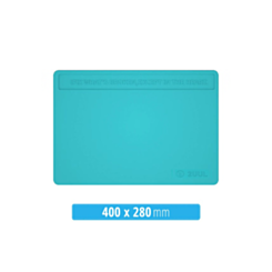 2UUL ST82 Heat Resisting Silicone Pad with Anti Dust Coating 400*280mm - BLUE (Only Ground Shipping)