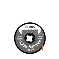 2UUL DW15 Solder Vampire Desoldering Wick 2015 (Pack of 10) (Only Ground Shipping)