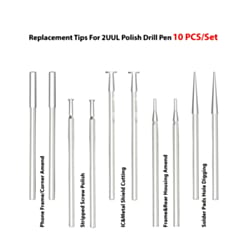 2UUL DA82 Replacement Tips for 2UUL Polish Drill Pen (10 Pcs Set)