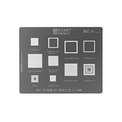 AMAOE BGA Reballing Stencil for MacBook MAC6 - A1989 / A1990 / T2 (Not Returnable)