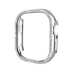 iWatch 49mm Stone PC Bumper Case - SILVER (Only Ground Shipping)