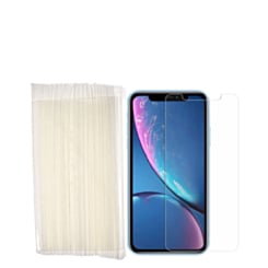 Purchase the clear tempered glass for iPhone 11 Pro, XS, and X, V3, 2.5D, pack of 50.

